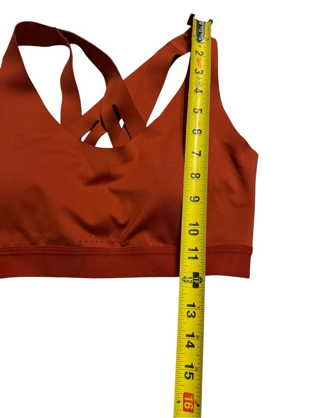 all in motion Rust Orange Crisscross Sports Bra - Picture 4 of 6